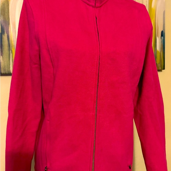 Kirkland Signature Jackets & Blazers - EUC XL KIRKLAND signature zip up jacket in vibrant pink